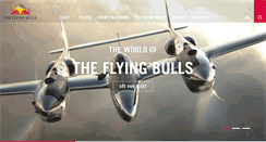 Desktop Screenshot of flyingbulls.at