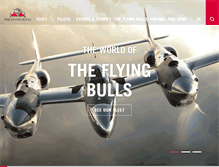 Tablet Screenshot of flyingbulls.at